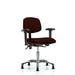 Symple Stuff Julian Ergonomic Task Chair Upholstered/Metal in Red/Brown | 30 H x 27 W x 25 D in | Wayfair D9F4E5EDB10F47DCAAAAD8C9EFBCB0C8