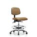 Symple Stuff Evangeline Drafting Chair Upholstered/Metal in Black/Brown | 32.5 H x 26 W x 26 D in | Wayfair 175BDA4362C24A31A82FD00D968B3856