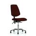 Symple Stuff Rebeca Vinyl Task Chair Aluminum/Upholste in Red | 36.5 H x 26 W x 26 D in | Wayfair 26974D200EB443CABA00E0590195DEDA