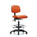 Symple Stuff Barbosa Drafting Chair Upholstered in Red/Orange/Black | 36.5 H x 25 W x 25 D in | Wayfair 25D8C1A48DB148E882D40726EFCBF05B