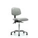 Symple Stuff Landon Task Chair Upholstered/Metal in Gray/Brown | 32.5 H x 24 W x 25 D in | Wayfair 100847D8CE80423CA8E243C910ED2D62