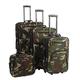 Rockland Luggage Journey Softside Stand-Set, Camouflage, 4-Piece Set (14/19/24/28), Journey Softside Gepäck-Set