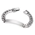 Plain Solid 925 Sterling Silver Cuban Link Chain Bracelet Curb Chain Bracelet for Men Boys 9mm 20cm