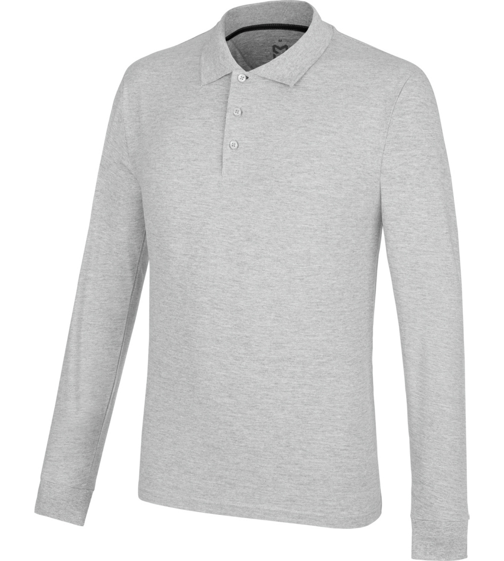 Polo manches longues Job+ Würth MODYF Gris