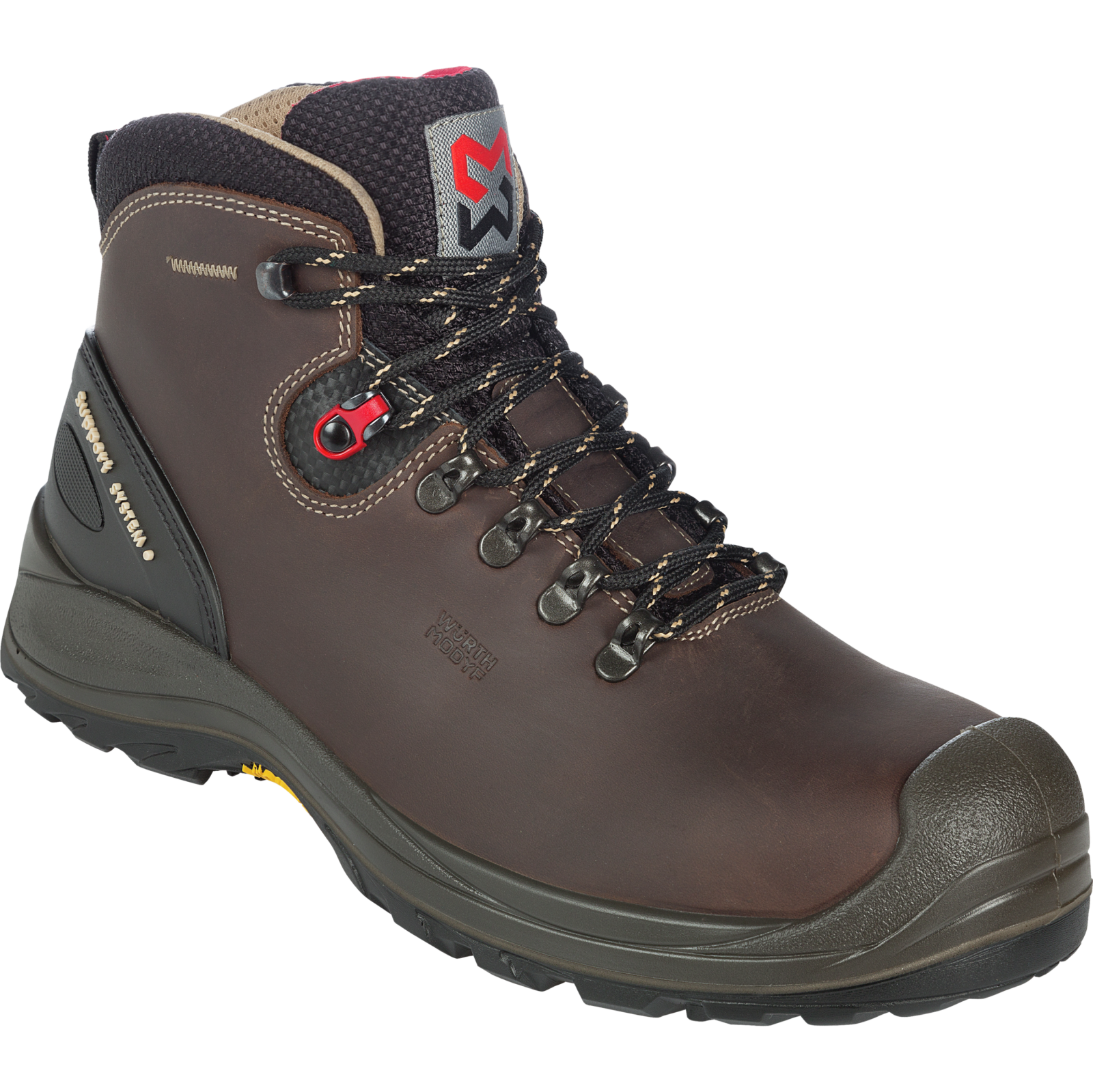 Chaussures de sécurité montantes Vibram II S3 HRO Würth MODYF brunes