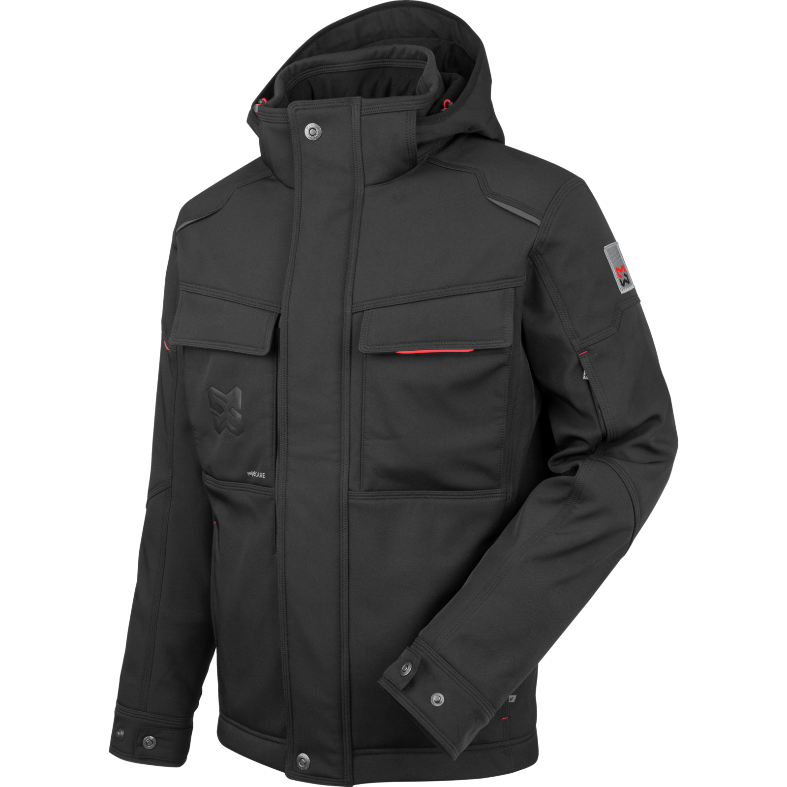 Softshell de travail Würth MODYF matelassée Scorpius noire