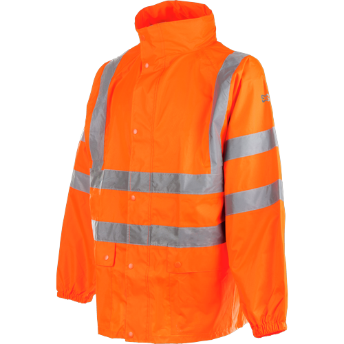 Veste de pluie haute visibilité EN 20471 3.2 et EN 343 3.1 Würth MODYF orange
