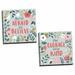 Winston Porter 'Wildflower Daydreams I Dont Be Afraid & II Have Courage' 2 Piece Textual Art Set Canvas/Paper | 0.75 D in | Wayfair