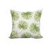 Winston Porter Maranto Square Cotton Pillow Cover & Insert Polyester/Polyfill/Cotton in Green | 20 H x 20 W x 7 D in | Wayfair