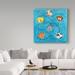 Zoomie Kids Bouncy Balls Cats & Dogs Canvas Art Canvas in Blue/Brown/Green | 24 H x 24 W x 2 D in | Wayfair A885A001A30B4E708C8EF5A7CCD3121F