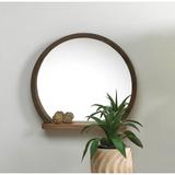 Union Rustic Pryor Shelf Accent Mirror, Wood in Brown | 16 H x 17.75 W x 3.5 D in | Wayfair A06A8AAB1F8D4840B4B92B0A0B825E64