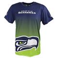 New Era Seattle Seahawks Tee/T Shirt NFL Gradient Tee Navy - M