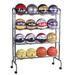 Champion Sports Ball Cart Freestanding Sports Rack Metal | 53 H x 41 W x 17 D in | Wayfair CHSBRC4