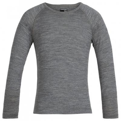 Icebreaker - Kids 200 Oasis L/S Crewe - Merinounterwäsche Gr 14 grau
