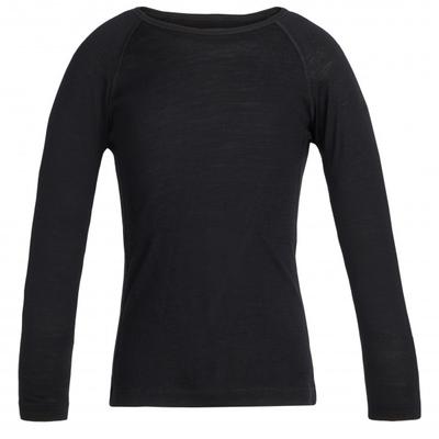 Icebreaker - Kids 200 Oasis L/S Crewe - Merinounterwäsche Gr 14 schwarz