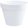 Pot de fleur rond Toscane - ø 60 x h 47 cm - 76 l - Blanc - EDA