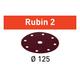Schleifscheibe stf D125/8 P80 RU2/50 Rubin 2 – 499095 - Festool