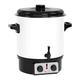 Royal Catering Mulled Wine Warmer Warming Pot RCMW-27DT (27 L, 1.800 W, Drain tap, Timer 0–120 min, Steel, Plastic)