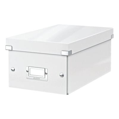 Aufbewahrungsbox für DVD »Click & Store 6042« weiß, Leitz, 20.6x14.7x35.2 cm