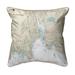 East Urban Home North Shore Long Island to Niantic Bay CT Corded Outdoor Throw Pillow Cover & Insert /Polyfill blend | 12 H x 12 W x 6 D in | Wayfair