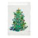 The Holiday Aisle® Francesca Christmas Tree Polyester 18 x 13 in. Garden Flag in Green | 18 H x 12.5 W in | Wayfair