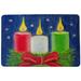 The Holiday Aisle® Francesca Candle Non-Slip Indoor/Outdoor Door Mat Synthetics | Rectangle 2'6" x 4'2" | Wayfair 2FBF5017688B413A9B412D4AA59DF7BB