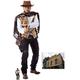 Fan Pack - Wild West Cowboy Cardboard Cutout Lifesize and Mini Cardboard Cutout/Standup - Includes 8x10 Star Photo