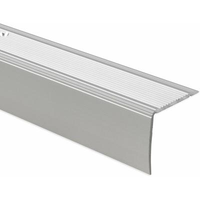 Stufenkantenprofil Integral K234 Form: l 35 x 30 mm Länge: 90 cm Vorgebohrt Silber - Silber