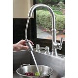 Newport Brass Jacobean Pull-Down Single Handle Kitchen Faucet in Gray | 4.87 W x 10.52 D in | Wayfair 2470-5103/15A