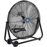 Global Industries 292594 24 in. Portable Tilt Floor Fan- Direct Drive - Black