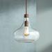 Possini Euro Cecil 11" Wide Bronze and Modern Glass Mini Pendant