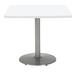 KFI Studios Mode Square Breakroom Table Metal in Gray/White | 36 H x 42 W x 42 D in | Wayfair T42SQ-B1922-SL-D354-31