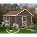 Best Barns Fairview 12 ft. W x 16 ft. D Solid Wood Storage Shed in Brown | 114 H x 144 W x 192 D in | Wayfair fairview1216