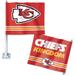 WinCraft Kansas City Chiefs Double-Sided Slogan Car Flag