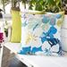 Bay Isle Home™ Bayviewpark Tropical Orchids Outdoor Throw Pillow Polyester/Polyfill blend | 20 H x 20 W x 3 D in | Wayfair