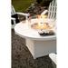 POLYWOOD® Round 48" Fire Pit Table in White | 23.75 H x 48 W x 48 D in | Wayfair CTF48RWH