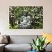 East Urban Home 'Small Buddha Statue at Senso-Ji Temple, Tokyo, Japan' Photographic Print on Canvas in Black/Green/White | Wayfair