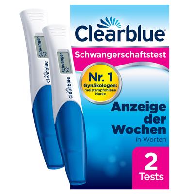 Clearblue Schwangerschaftstest m.Wochenbestimmung 2 St Test Image