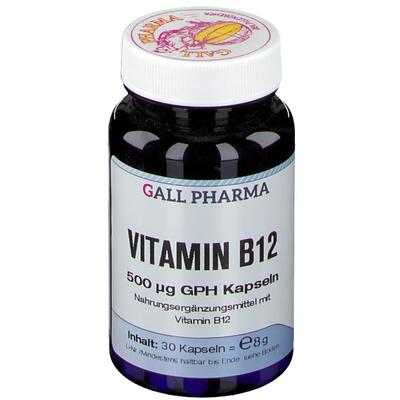 Vitamin B12 500 µg GPH Kapseln 30 St Image