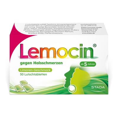 Lemocin gegen Halsschmerzen Lutschtabletten 50 St Image