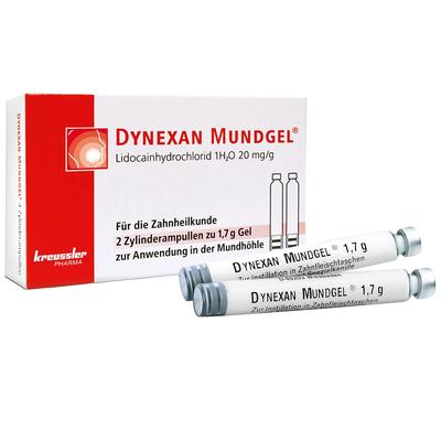 Dynexan Mundgel Zylinderampullen 2x1,7 g Gel Image