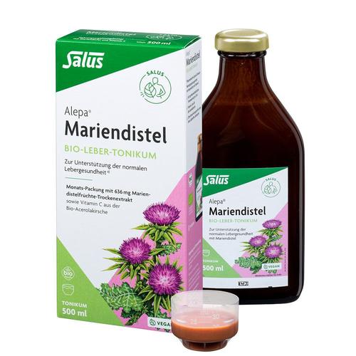 Alepa Mariendistel Bio-Leber-Tonikum Salus 500 ml Tonikum