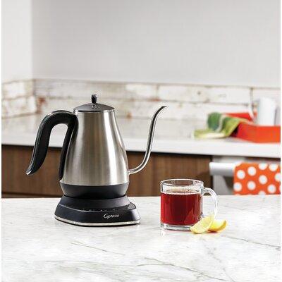 Capresso Pour-Over Tea Kettle Stainless Steel in G...