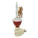 Roman 63629 - 6.75"RUDOLPH W/NP SIGN BUBBLE Bubble Light Night Light