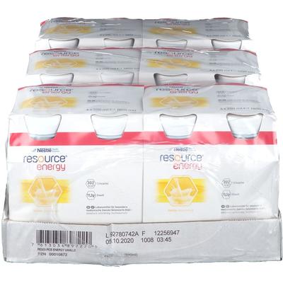 Resource Energy Vanille 6x4x200 ml Flüssigkeit