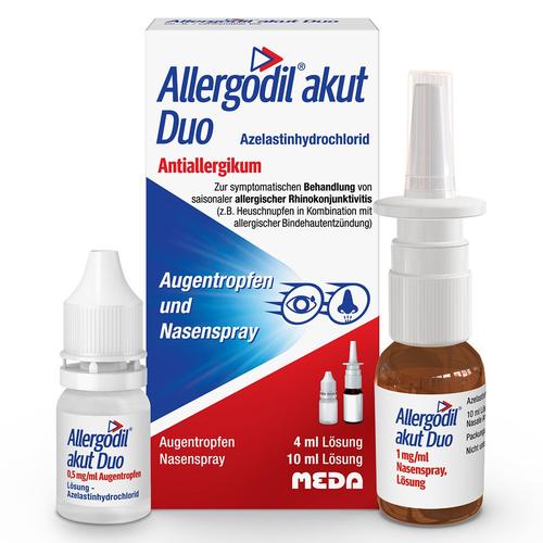 Allergodil akut Duo 4ml AT akut/10ml NS 1 St Kombipackung