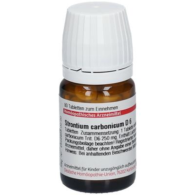 Strontium Carbonicum D 6 Tabletten 80 St Image