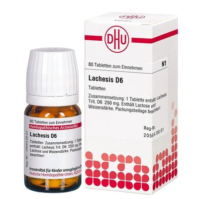 Lachesis D 6 Tabletten 80 St Image