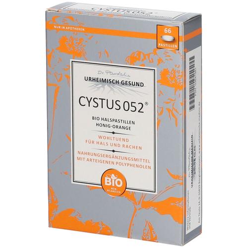 Cystus 052 Bio Halspastillen Honig Orange 66 St Pastillen