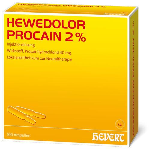 Hewedolor Procain 2% Ampullen 100 St